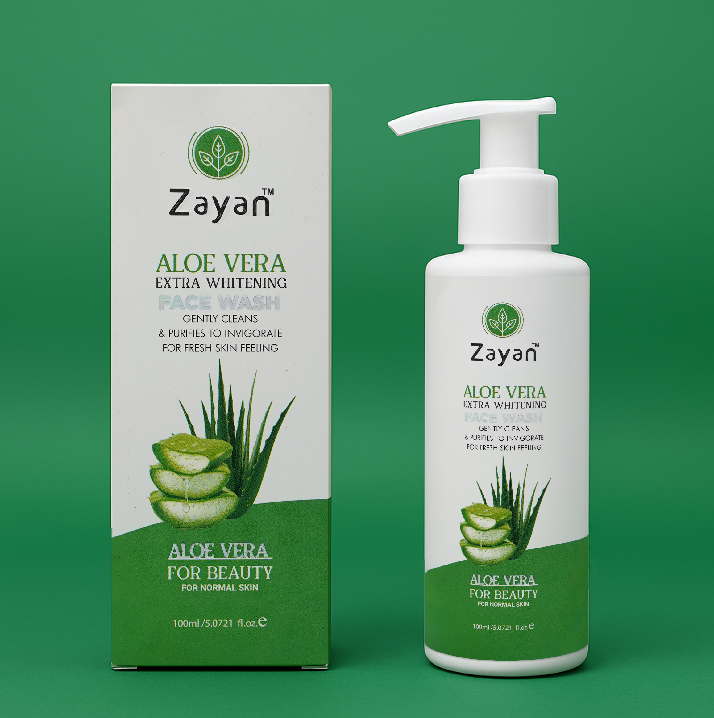 🌿 Zayan Aloe Vera Facewash