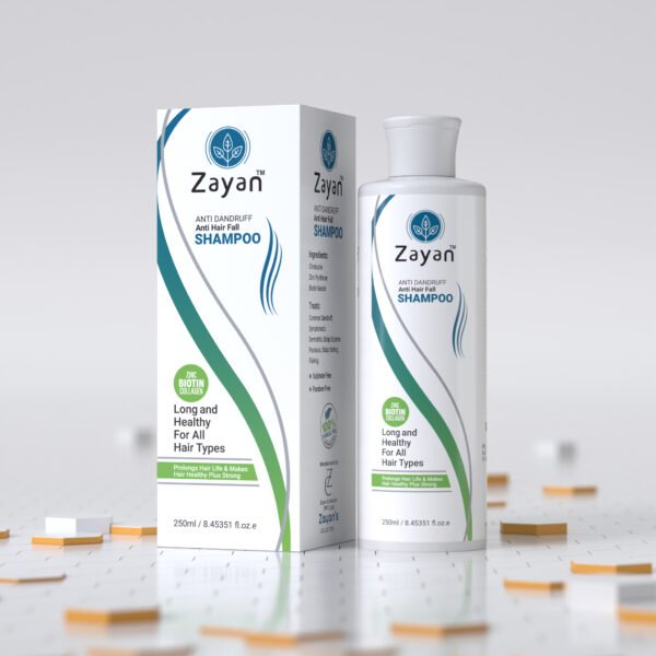 Zayan Anti-Hair Fall Shampoo – Strong Roots, Stronger Hair.
