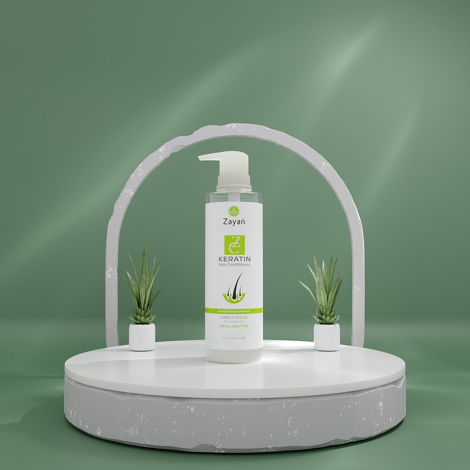 Zayan Keratin Conditioner β Strength Meets Shine.